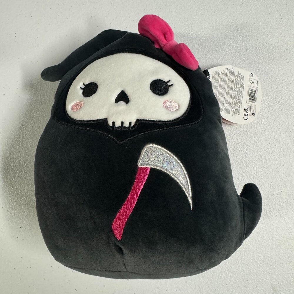 Squishmallows Jane Grim Reaper Halloween Plush